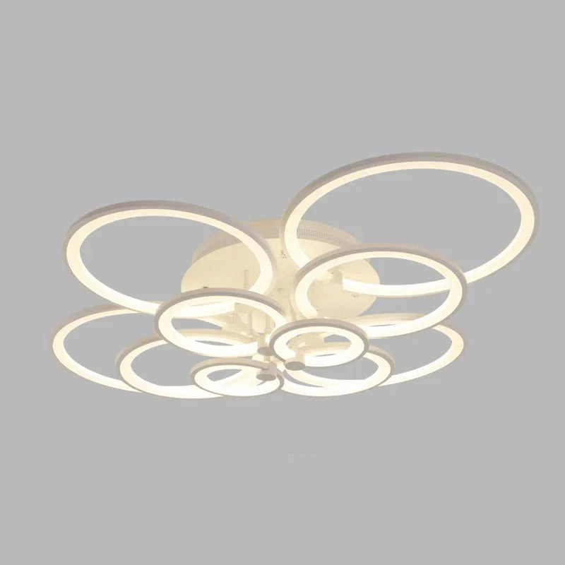 Plafonnier led moderne à intensité variable pour intérieur Évrard Arabella - Une Note Actuelle dans le Décor