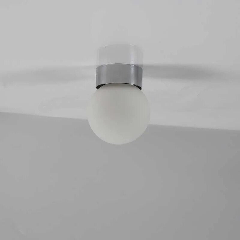Plafonnier Led rond en forme de boule de verre Cybèle Reflet - Reflets Délicats & Élégance Visuelle