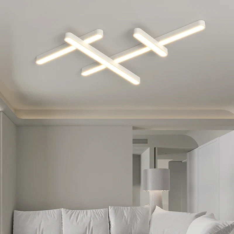 Plafonnier led design moderne luminaire décoratif d'intérieur éclairage led Élisa Solstice - Une Note Actuelle dans le Décor