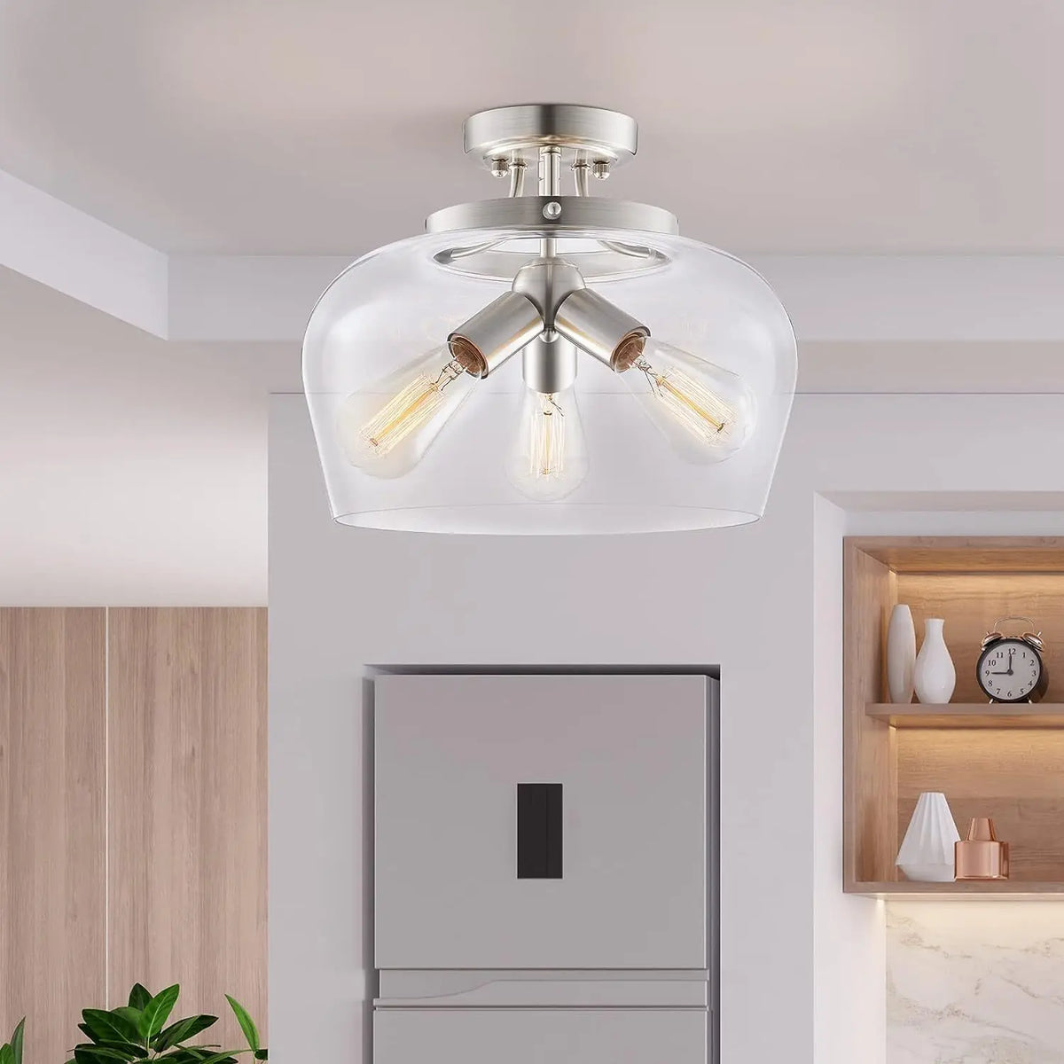 Plafonnier — En verre moderne pour couloir et café