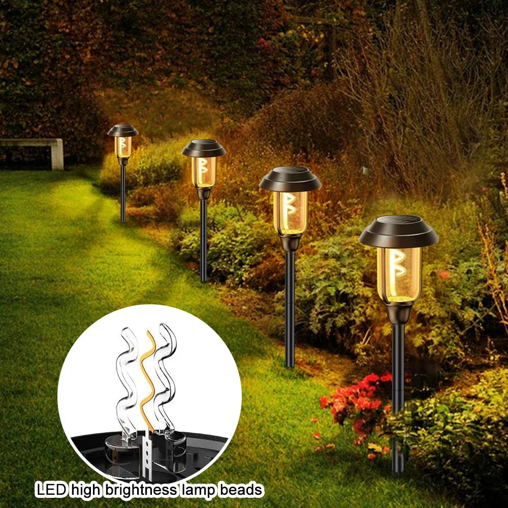 lampes solaires extérieures pour éclairage de jardin décoratif
