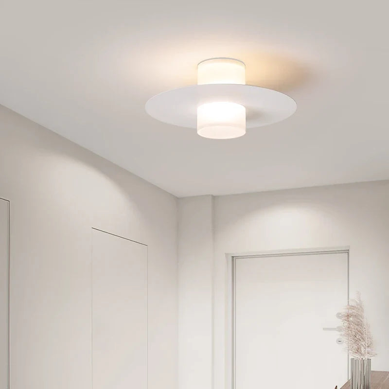 Plafonnier — LED allée couloir couloir moderne pour salon salle à manger cuisine chambre noir blanc