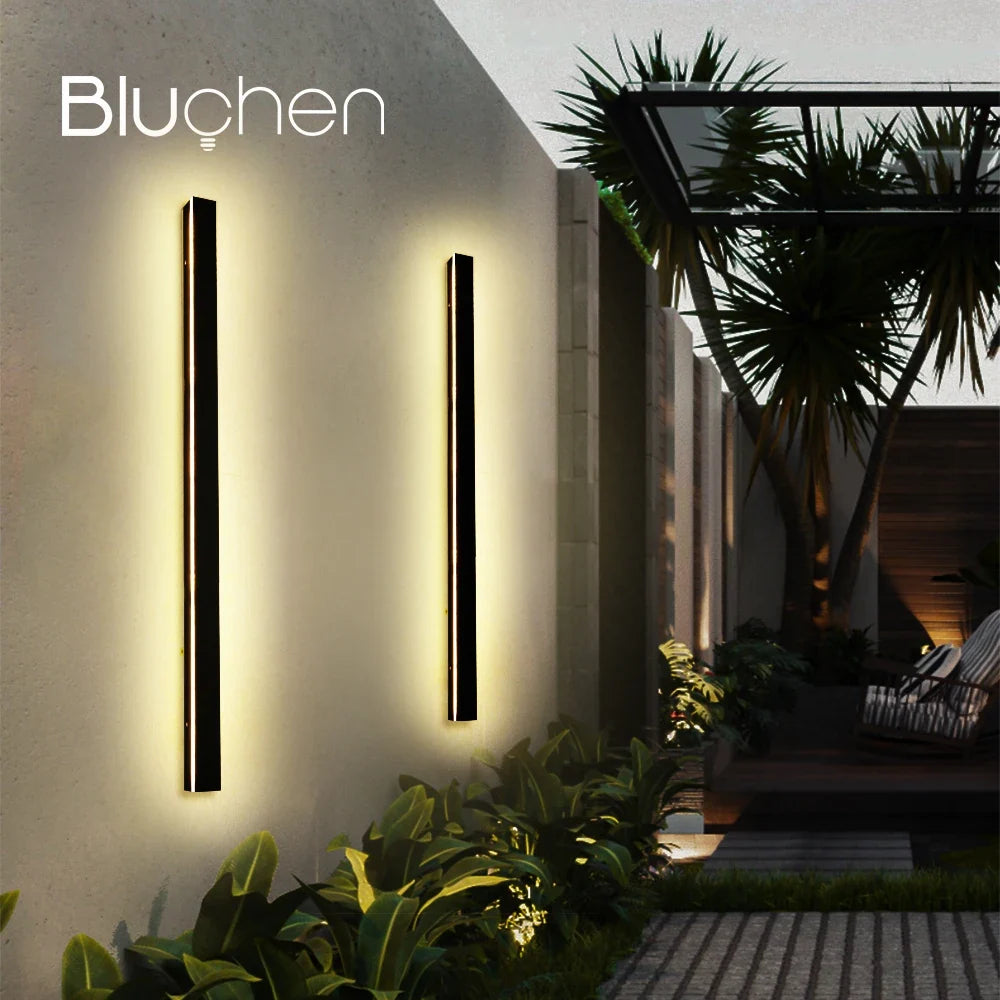 Applique murale — Extérieure moderne à LED étanche pour jardin et balcon