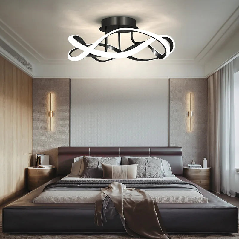 Plafonnier — LED modernes pour salon salle à manger couloir chambre cage à oiseaux intérieur décor à la maison