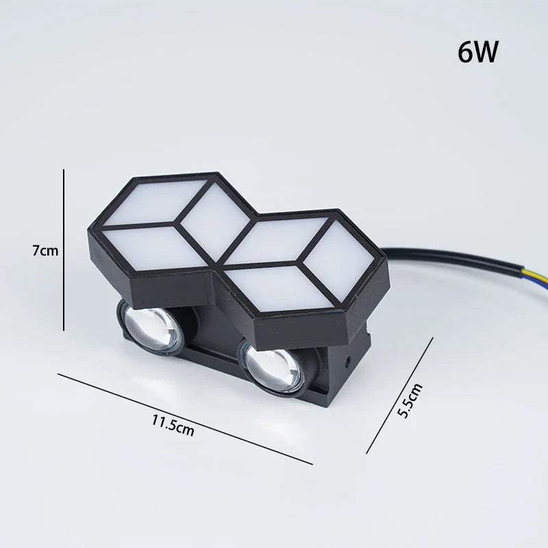 Applique murale — Imperméables extérieures lampe de applique murale LED moderne Applique murale décorative intérieure extérieure Garage luminaire mural étanche