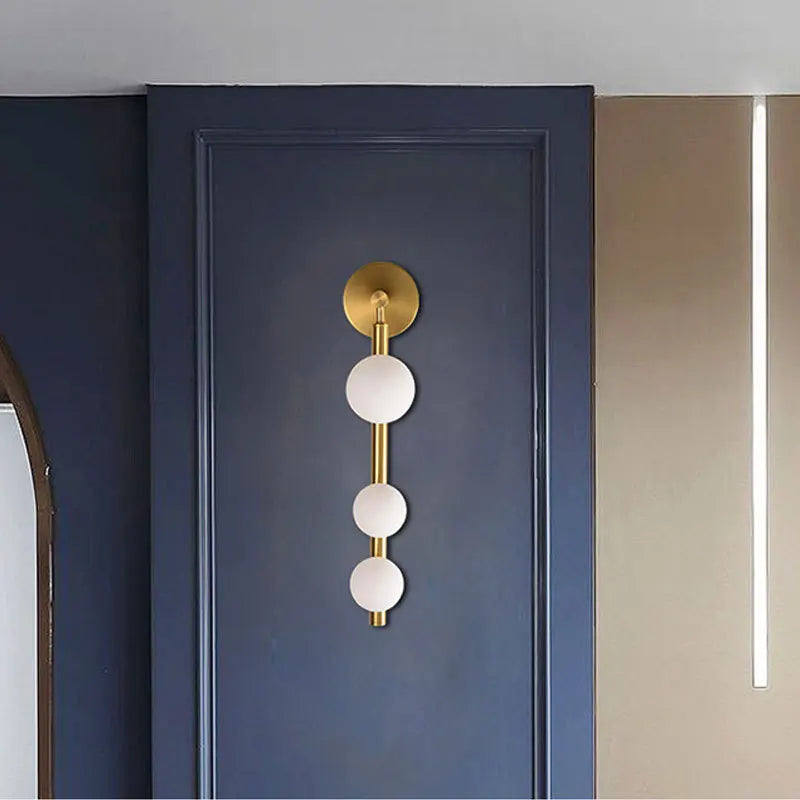 Applique murale — En verre et métal design moderne pour intérieur élégant