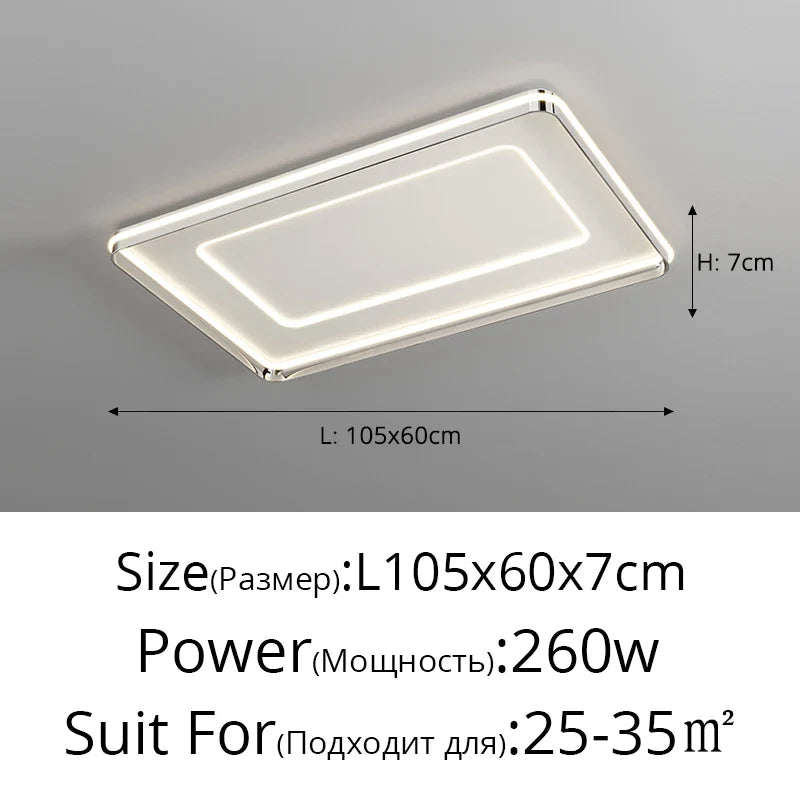 Plafonnier moderne à leds nordique créatif luminaires intérieur Thaïs Élan - Lignes Épurées & Atmosphère Sereine