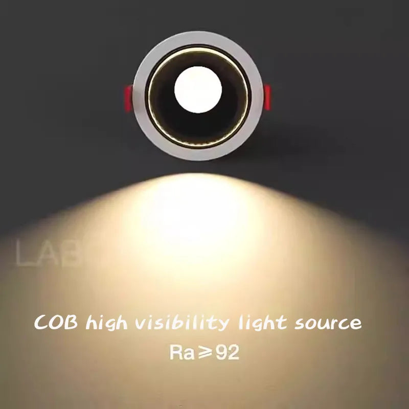 Spot led encastré antireflet pour intérieur angle réglable en aluminium Liv Arabella - Caractère & Élégance dans le Décor