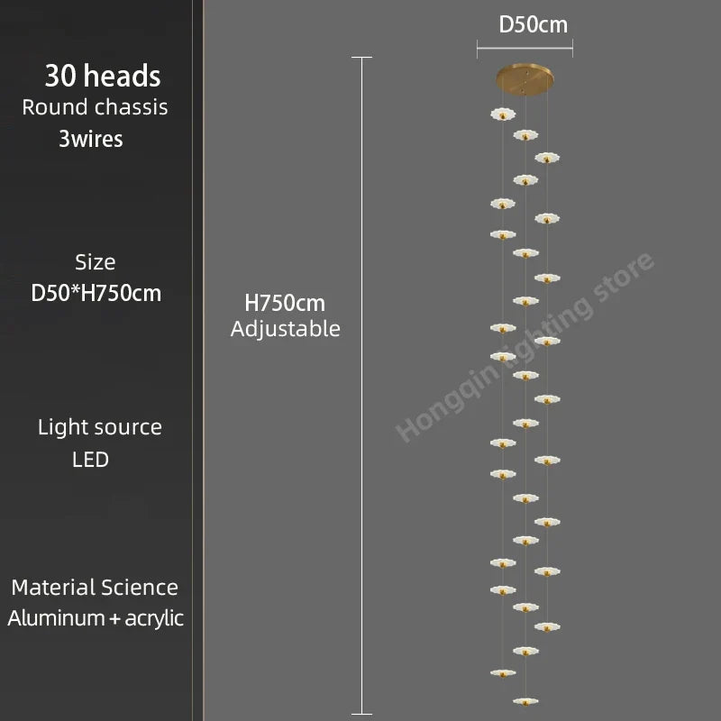 Lustre — Moderne à LED pour espaces intérieurs élégants et contemporains