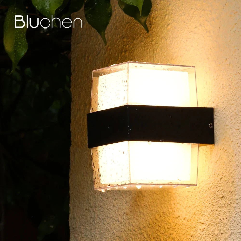 Applique murale — LED étanche moderne pour extérieur et intérieur