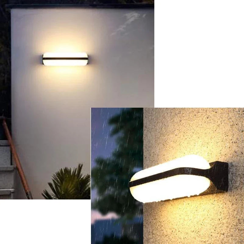 Applique murale — LED étanche double tête pour extérieur