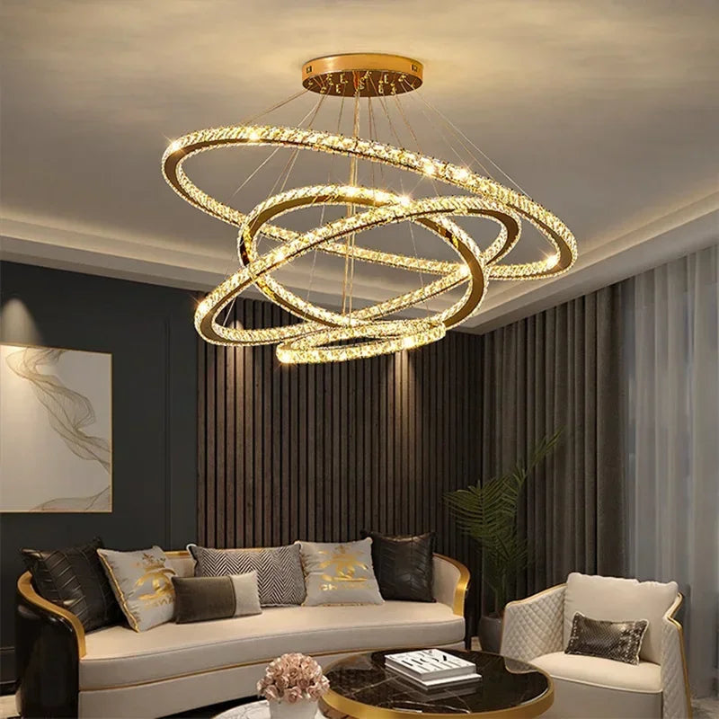 Lustre — En cristal winfordo pour hall d'exposition