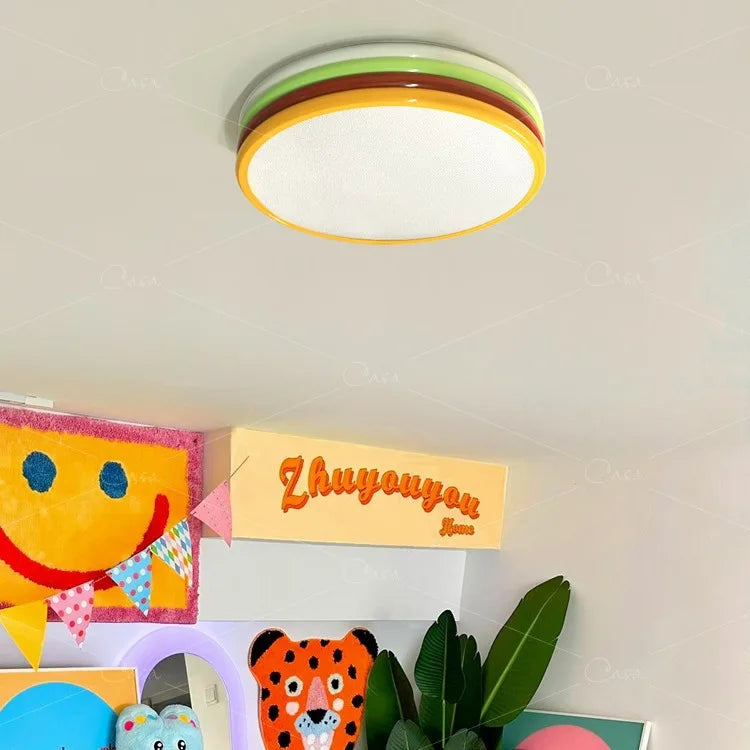 Plafonnier — LED pour enfant protection des yeux éclairage multicolore