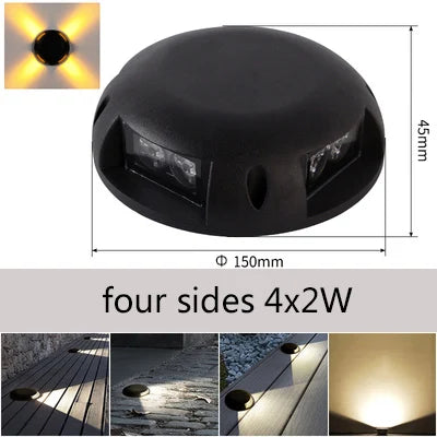 Luminaire LED extérieur étanche au sol pour allée, escalier, jardin et pelouse Yvonne Envol en Aluminium - Simplicité & Caractère au Quotidien