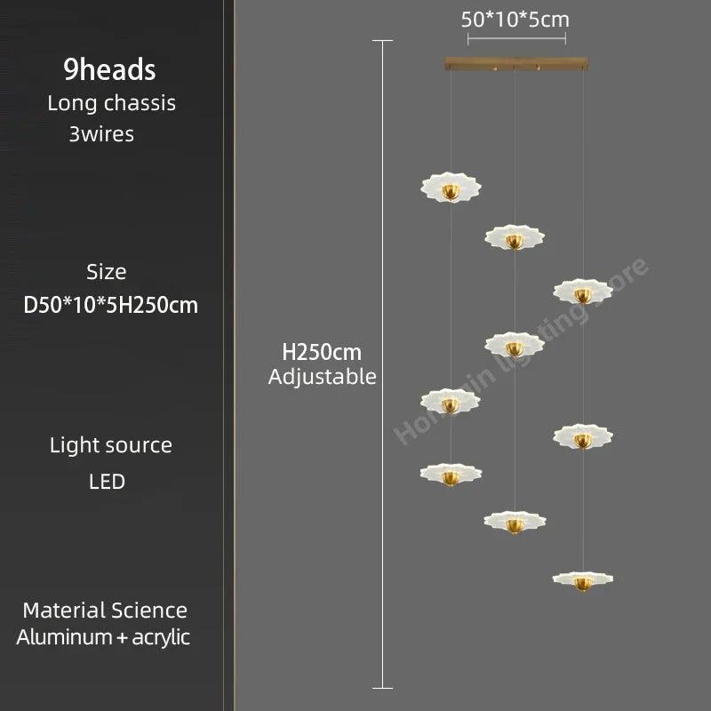 Lustre — Moderne à LED pour espaces intérieurs élégants et contemporains