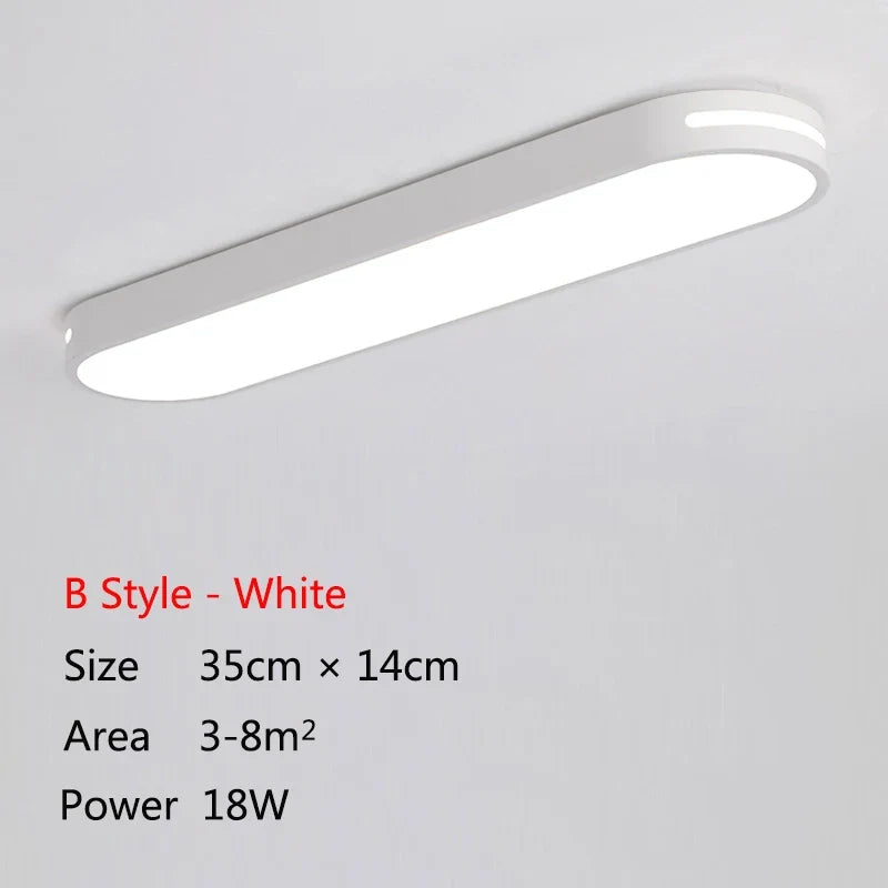 Plafonnier — Plafond moderne à LEDs lumières balcons couloirs chambres décoration de la maison éclairage intérieur cuisine Restaurant plafonnier