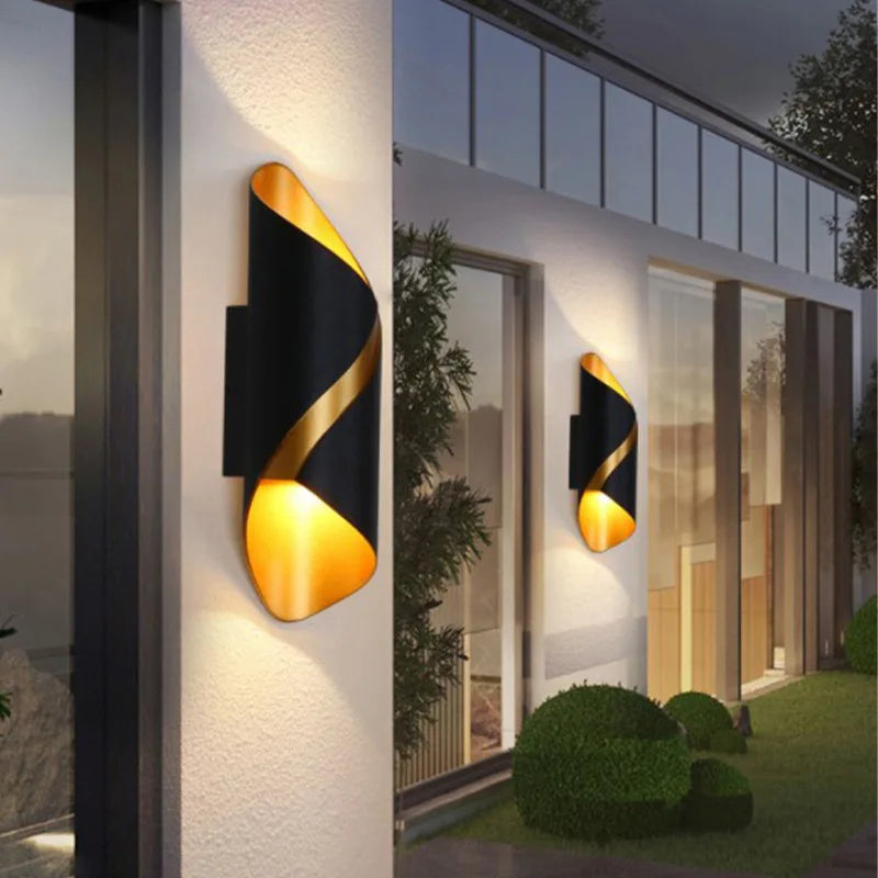 Applique murale — LED étanche moderne pour extérieur et intérieur