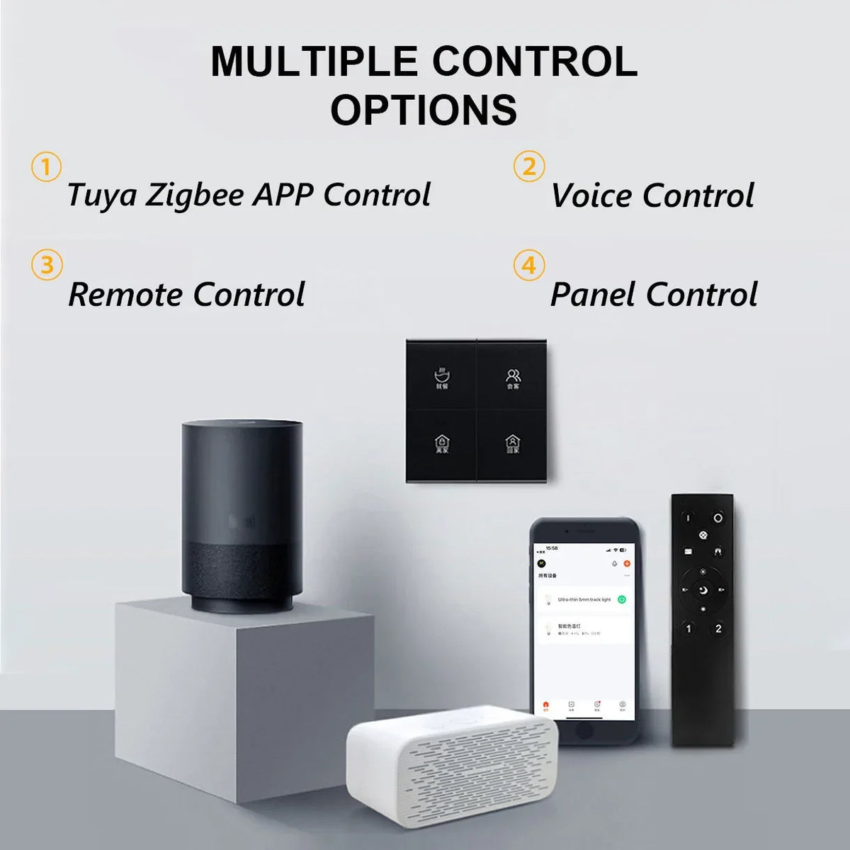 Spot — Lumineux intelligent magnétique tuya zigbee à intensité variable