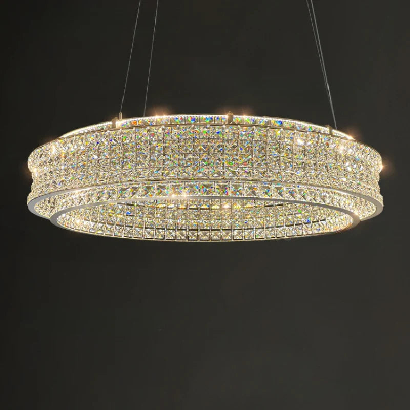 Lustre — De luxe en cristal pour restaurant bar et hôtel intérieur