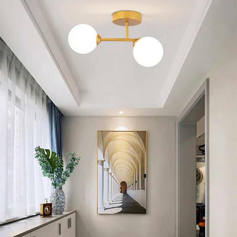 Plafonnier — LED plafonnier décor intérieur chambre salon couloir boule nordique