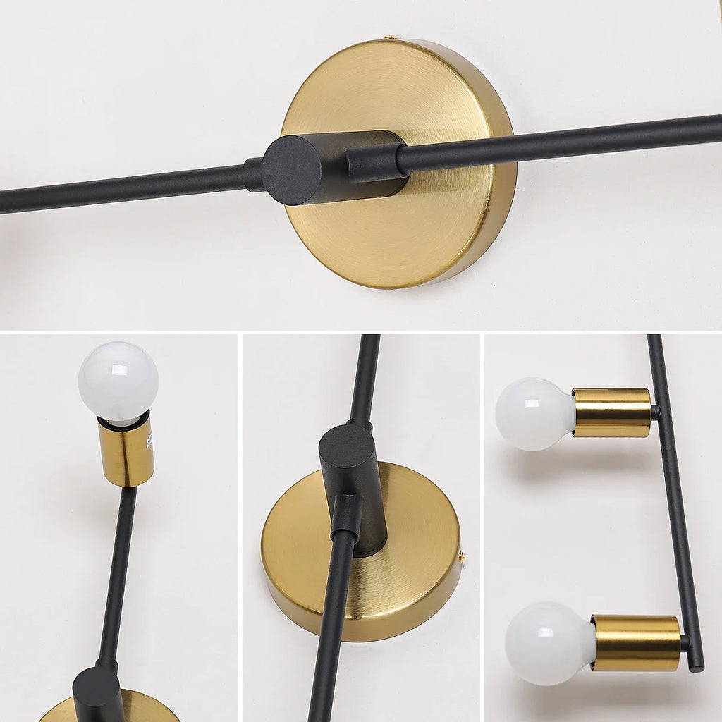 Applique murale led maison intérieur éclairage fond ampoule e27 Ysé Poème en Métal - Caractère & Élégance dans le Décor
