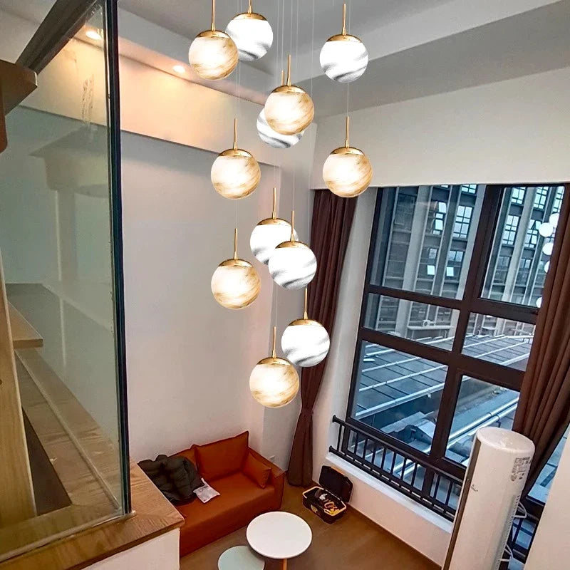 Plafonnier — D'escalier moderne éclairage intérieur plafonnier pour salon éclairage intérieur