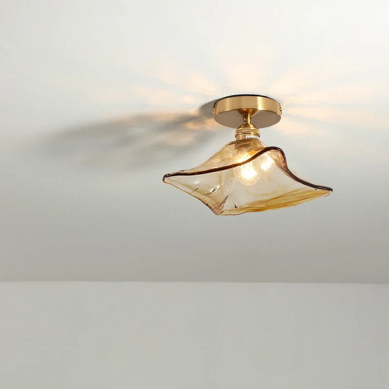 Plafonnier — LED en verre design nordique industriel décoratif