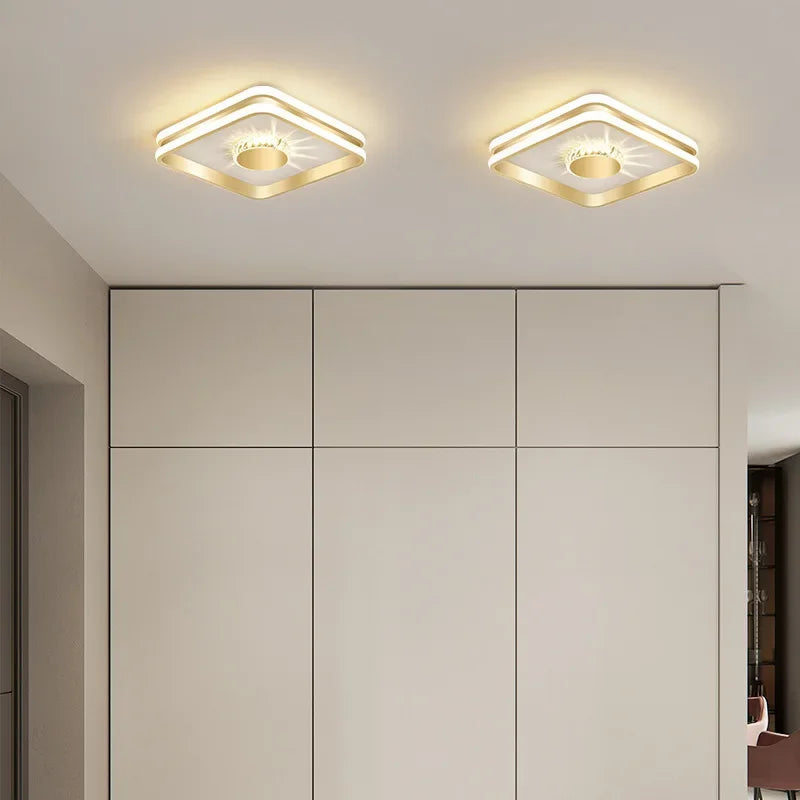 Plafonnier led luxueux pour intérieur moderne et lumineux Lucille Alizé en Cristal - Éclat du Cristal & Décor Singulier