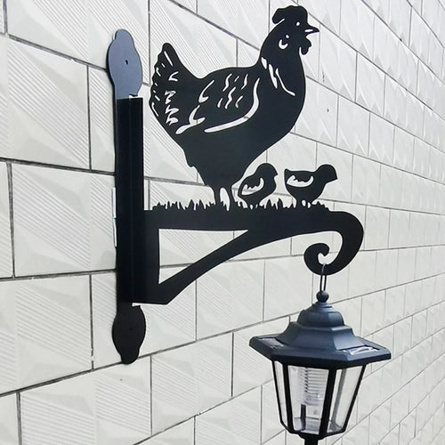 Applique murale — Extérieure solaire pour jardin et oiseaux