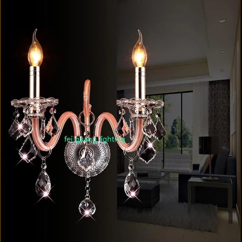 Lustre — Moderne en cristal pour décoration intérieure élégante