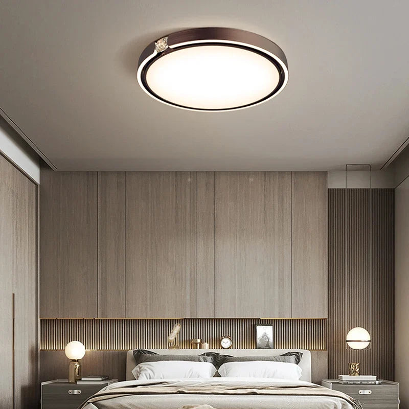 Plafonnier moderne à anneau design luxe pour intérieur Alma Matin en Anneau - Une Silhouette Tout en Rondeur