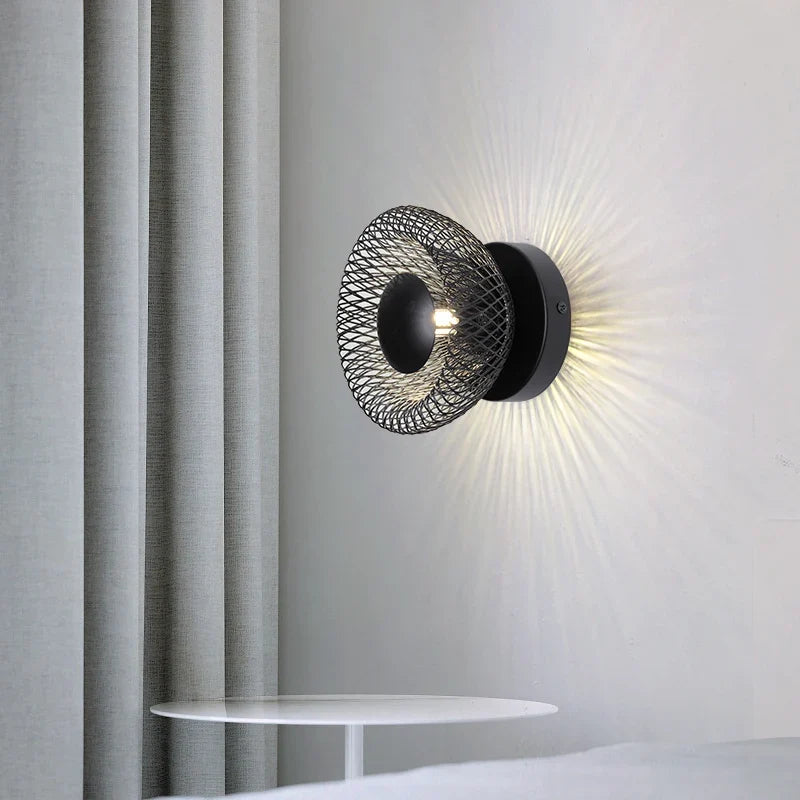 Applique murale — En fer design corne italienne pour décoration intérieure à LED