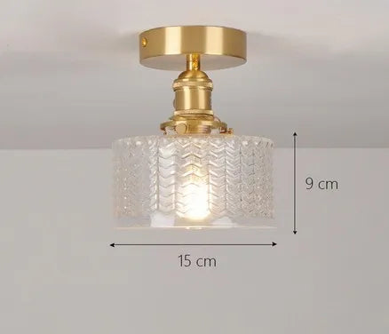 Plafonnier — Moderne en verre pour intérieur et extérieur lumineux