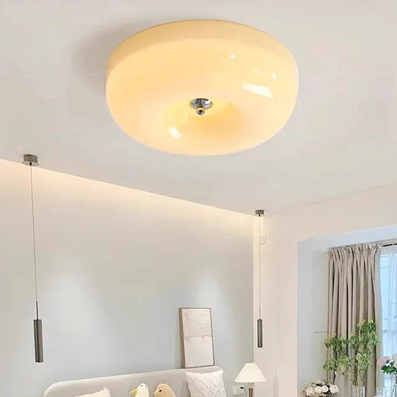 Plafonnier — Ancien verre LED bauhaus maison