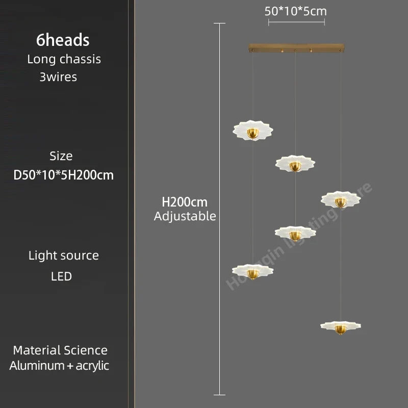 Lustre — Moderne à LED pour espaces intérieurs élégants et contemporains