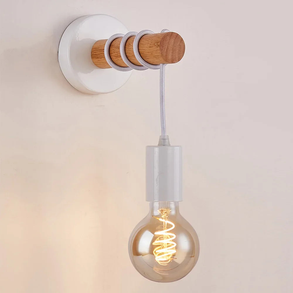 Applique murale — Moderne en bois pour éclairage intérieur et extérieur