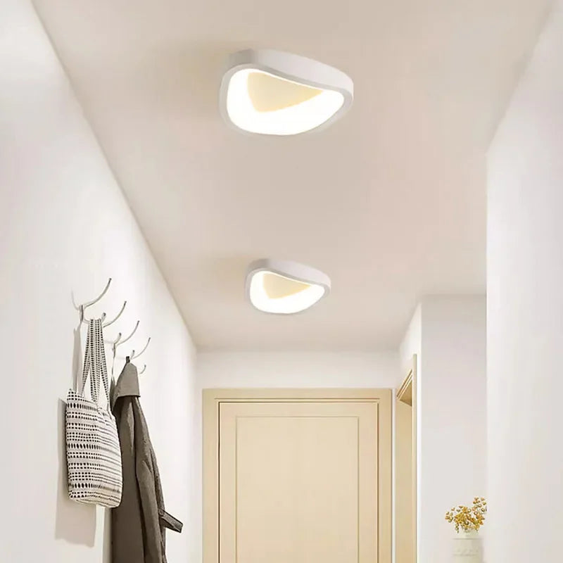 Plafonnier LED nordique pour salon Olympe Partition - Lignes Épurées & Atmosphère Sereine