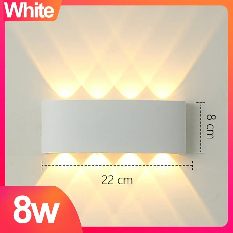 Applique murale — LED extérieur étanche aluminium haut bas zbw0010