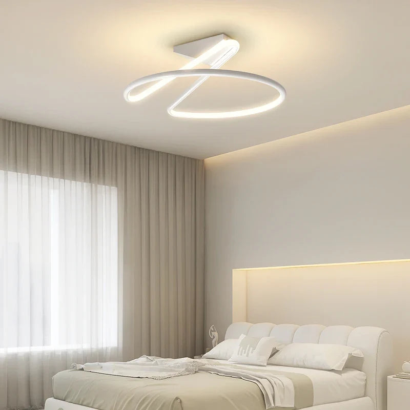 Plafonnier — TONDI moderne minimaliste LED lustre pour couloir allée chambre salon plafonnier luminaires
