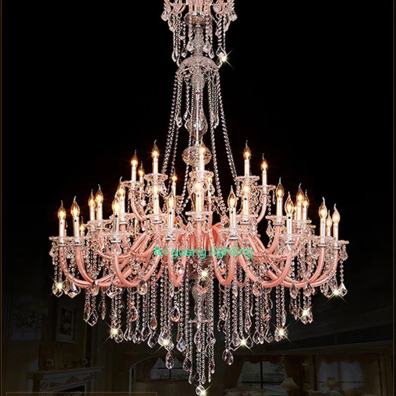 Lustre — Moderne en cristal pour décoration intérieure élégante