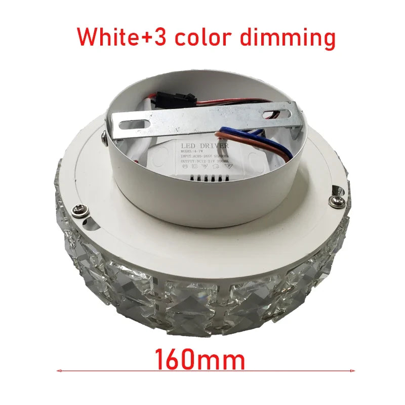 Plafonnier — Nordiques Lampara Techo lustre LED lumières en cristal Luminaria De Teto Para Sala Plafonnier or noir blanc Lampy