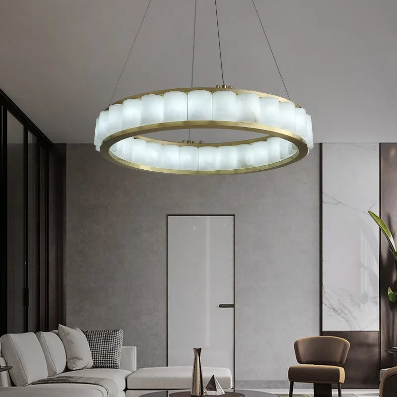 Lustre — En marbre naturel espagnol de grand luxe pour hôtel