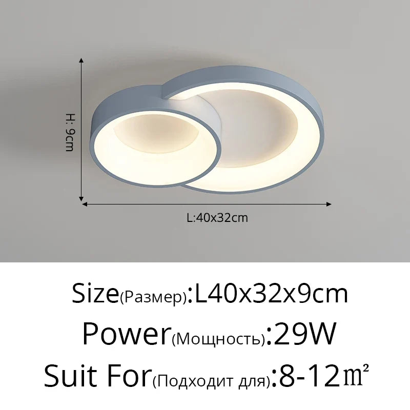 lampe led minimaliste moderne en forme de nuage