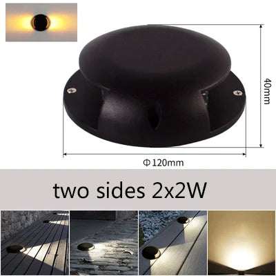 Luminaire LED extérieur étanche au sol pour allée, escalier, jardin et pelouse Yvonne Envol en Aluminium - Simplicité & Caractère au Quotidien
