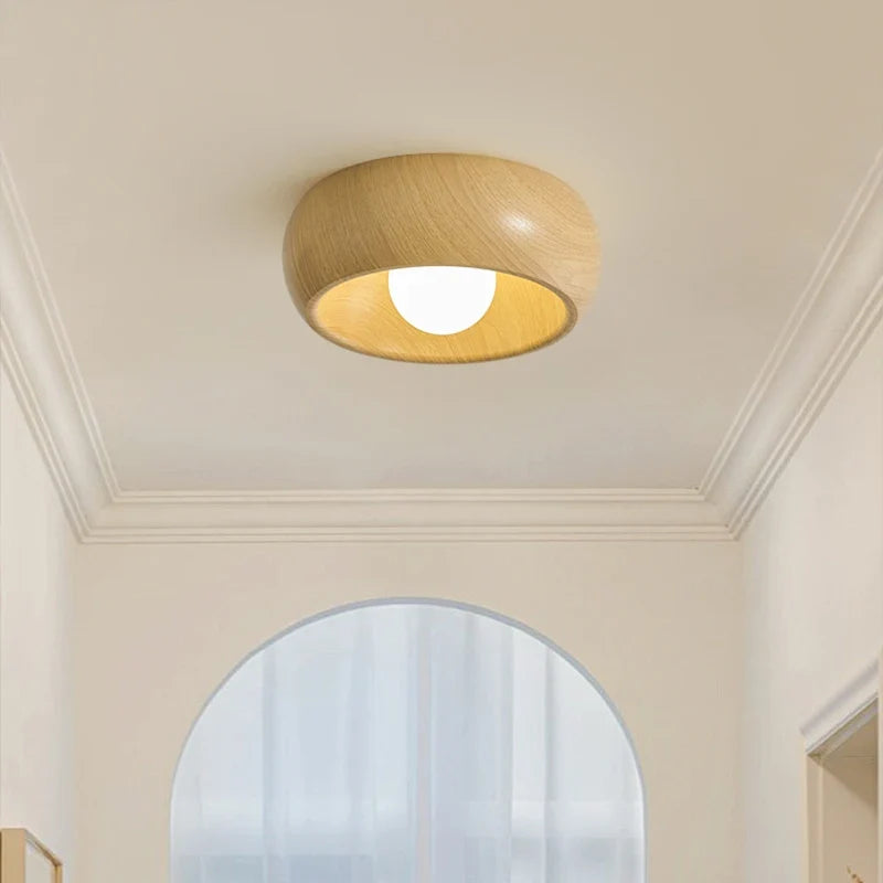 Plafonnier — À LED style wabi-sabi nordique rétro créatif