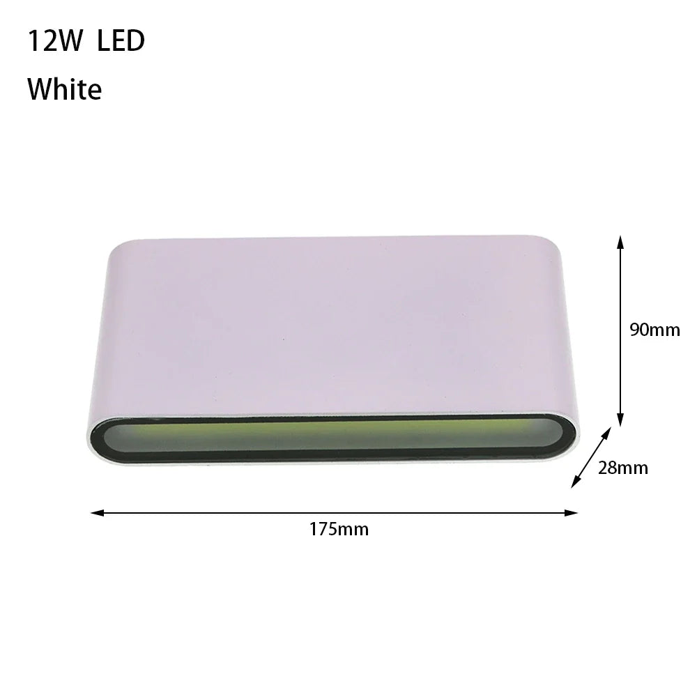 Applique murale — LED moderne étanche luminaire décoratif intérieur extérieur aluminium