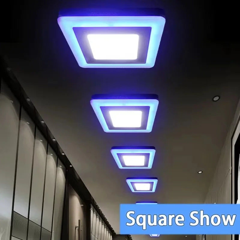 Plafonnier encastré à led lumière froide design moderne pour intérieur Nora Nocturne - Esprit Contemporain & Décor Élégant