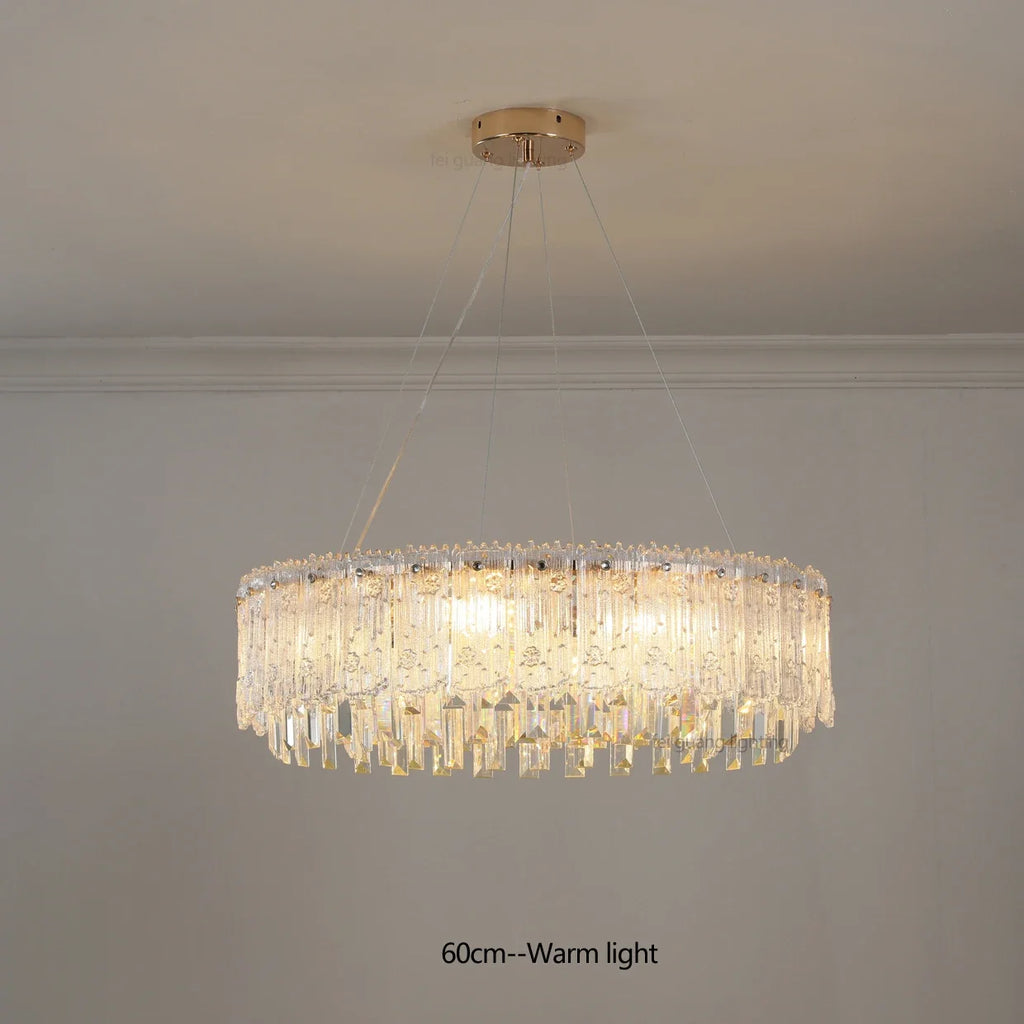 Lustre — Moderne en cristal pour décoration haut de gamme