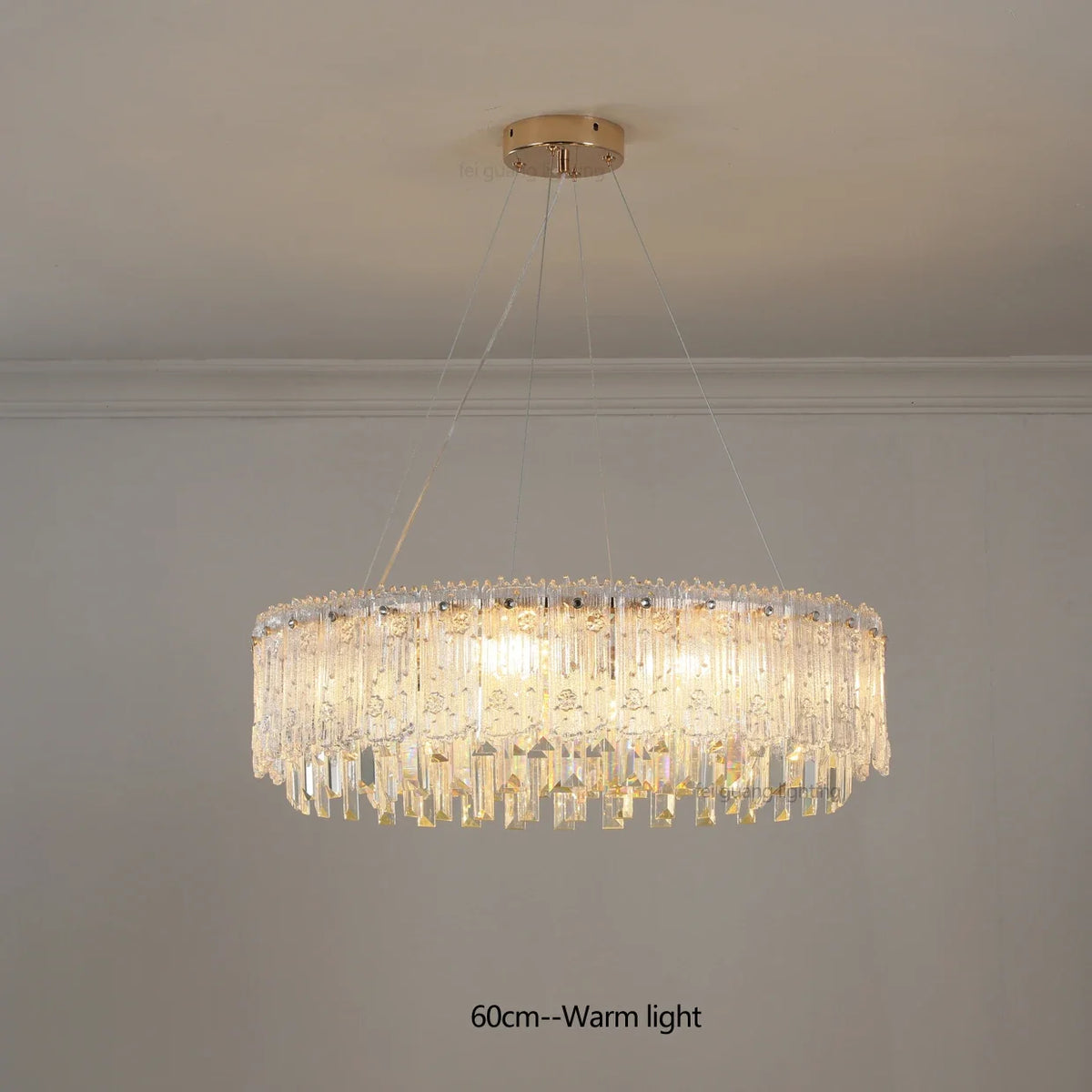 Lustre — Moderne en cristal pour décoration haut de gamme