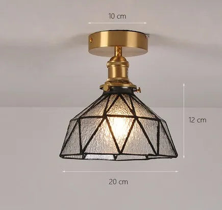 Plafonnier — Moderne en verre pour intérieur et extérieur lumineux